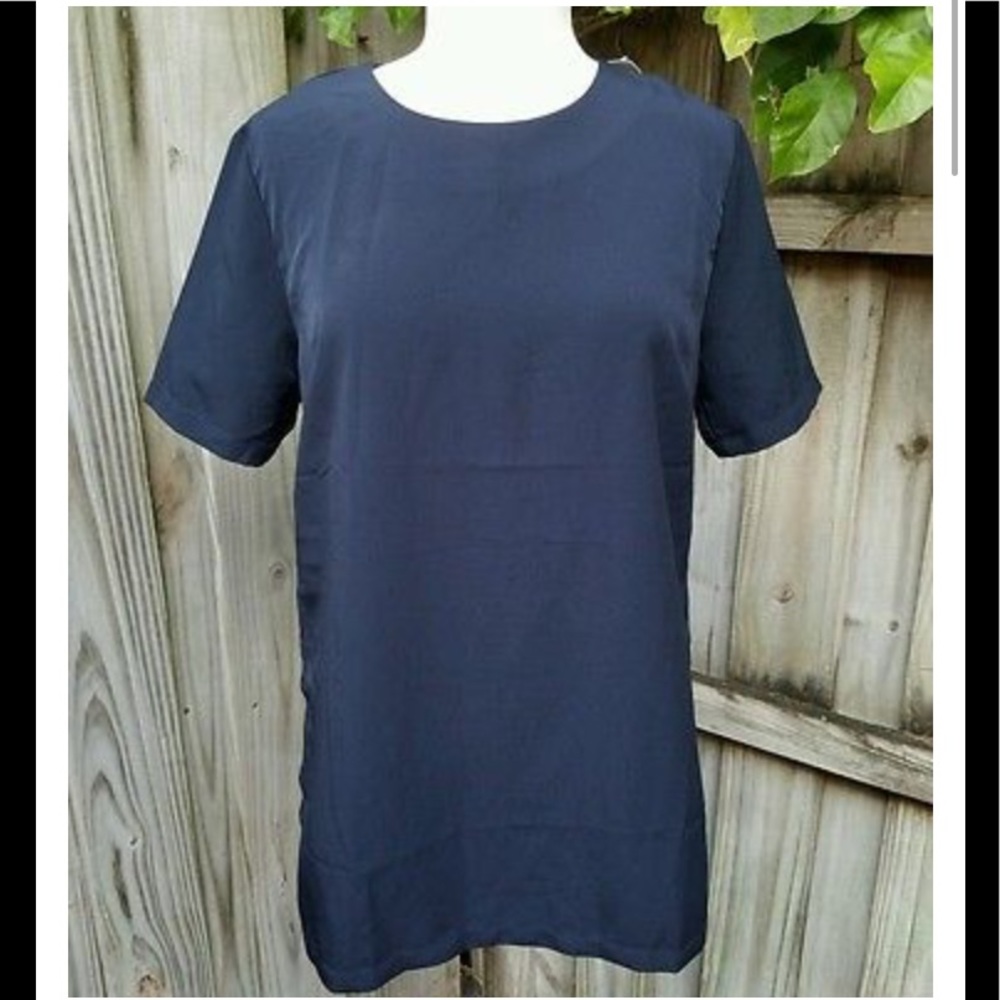 Navy Tunic Top